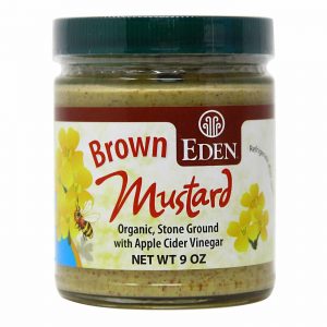 Eden Foods, Mostarda Marrom Orgânica - 280 g