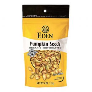 Eden Foods, Sementes de Abóbora Assada Orgânicas - 113 g