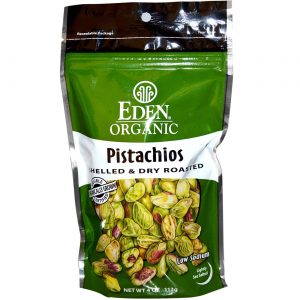 Eden Foods, Pistache Orgânico - 113 g (4 oz)