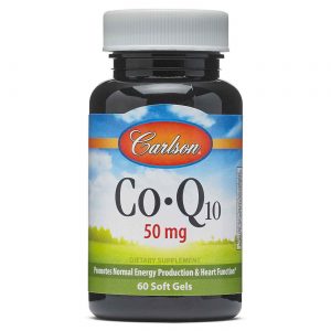 Carlson Labs, CoQ10 50 mg - 60 Cápsulas
