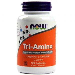 Now Foods, Tri-Amino - 120 Cápsulas