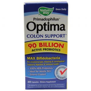 Nature's Way, Primadophilus Optima - Cólon Suporte - 30 Cápsulas