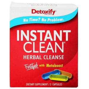 Detoxify, Instant Clean Herbal Cleanse with Metaboost - 3 Cápsulas