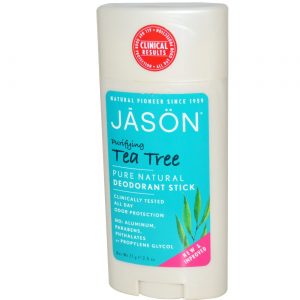 Jason Natural Cosmetics, Desodorante Natural Stick, Melaleuca - 71 g (2.5 oz)