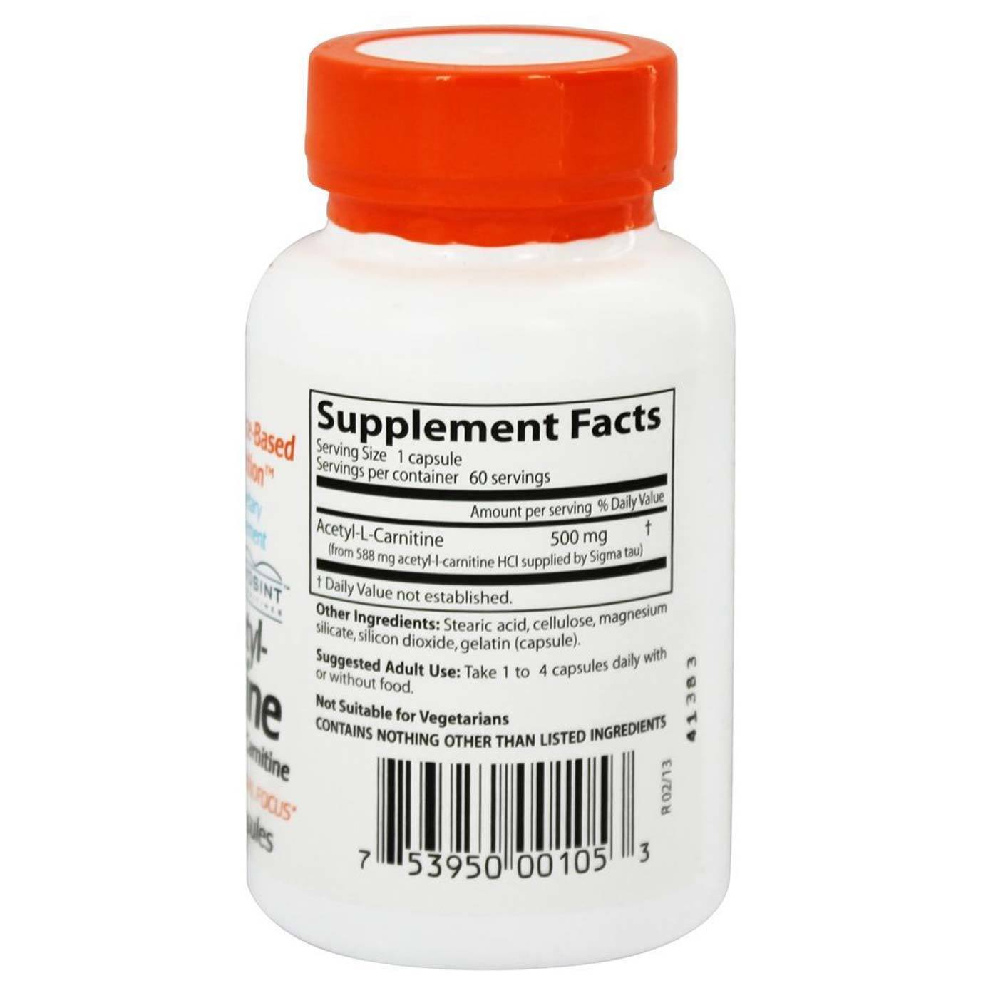 Doctor's Best, Acetil L-Carnitina - 60 Cápsulas - Imagem 2