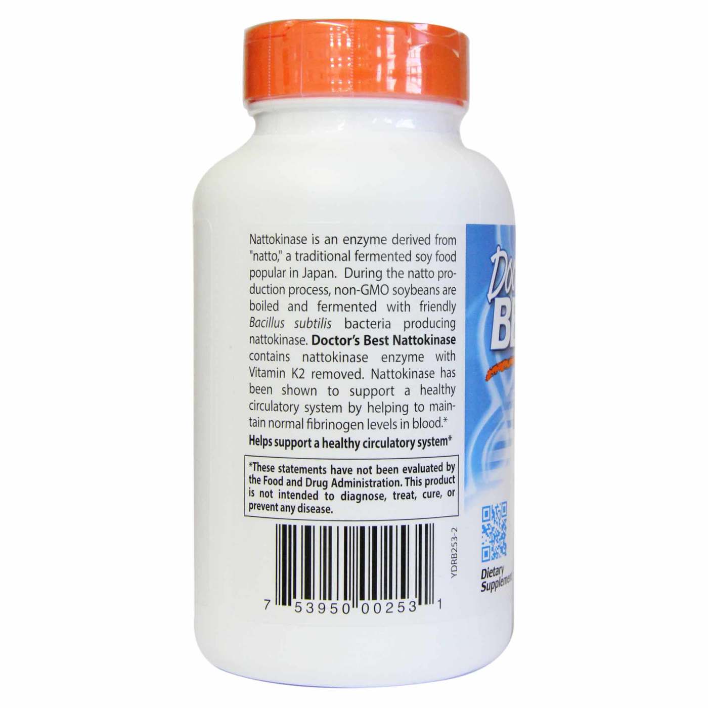 Nattokinase - Doctor's Best - 270 Cápsulas Vegetarianas - Imagem 2
