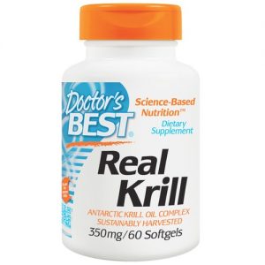 Doctor's Best, Krill Real - 60 Cápsulas em Gel