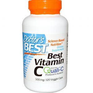 Doctor's Best, Vitamina C - 500mg -120 Cápsulas