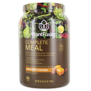 Plantfusion, Proteína Vegetal Refeição Completa, Sabor Caramelo e Chocolate - 910g (2 lbs)