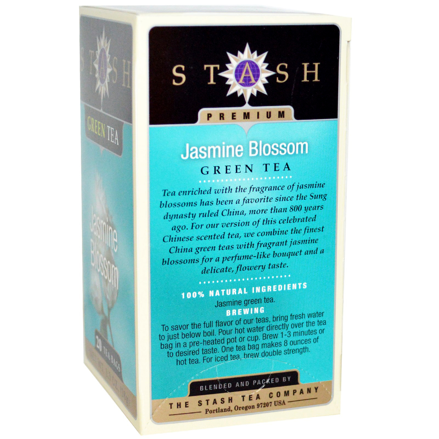 Stash Tea, Chá Verde de Jasmin - 20 Saquinhos de Chá - Imagem 2