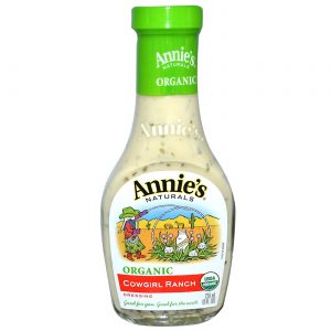 Annies Homegrown, Molho Cowgirl Ranch Orgânico - 236 ml (8 fl oz)