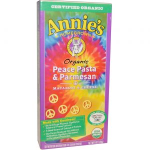 Annies Homegrown Paz Orgânico Pasta e parmesão 6 oz