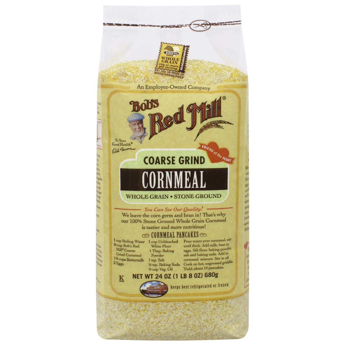 Bobs Red Mill Grosseiro Moer Fubá Grosso Moer 4-24 oz Bags