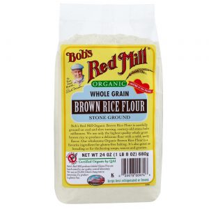 Bobs Red Mill Orgânicos Whole Grain Castanho Farinha de Arroz (Pack 4) de 4 - 24 onças Bags