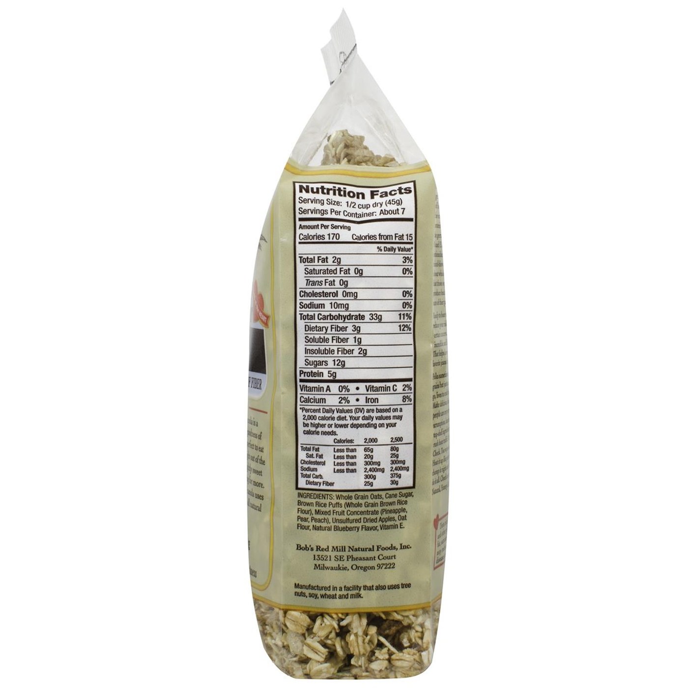 Bobs Red Mill A Apple Blueberry Granola 4 - 12 onças Bags - Imagem 2