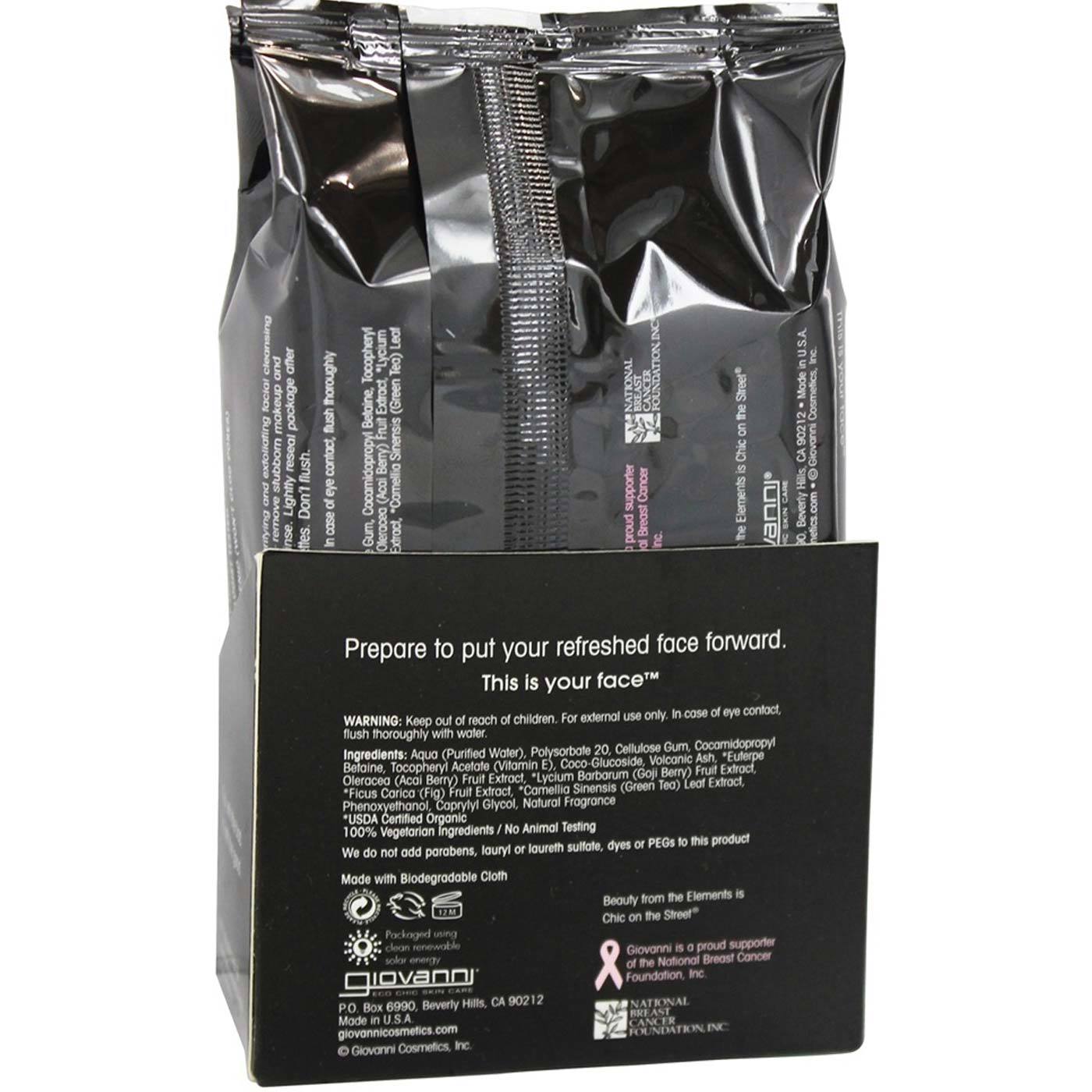 Giovanni Cosmetics Towelette Dtox Sistema 30,000 Pieces - Imagem 2