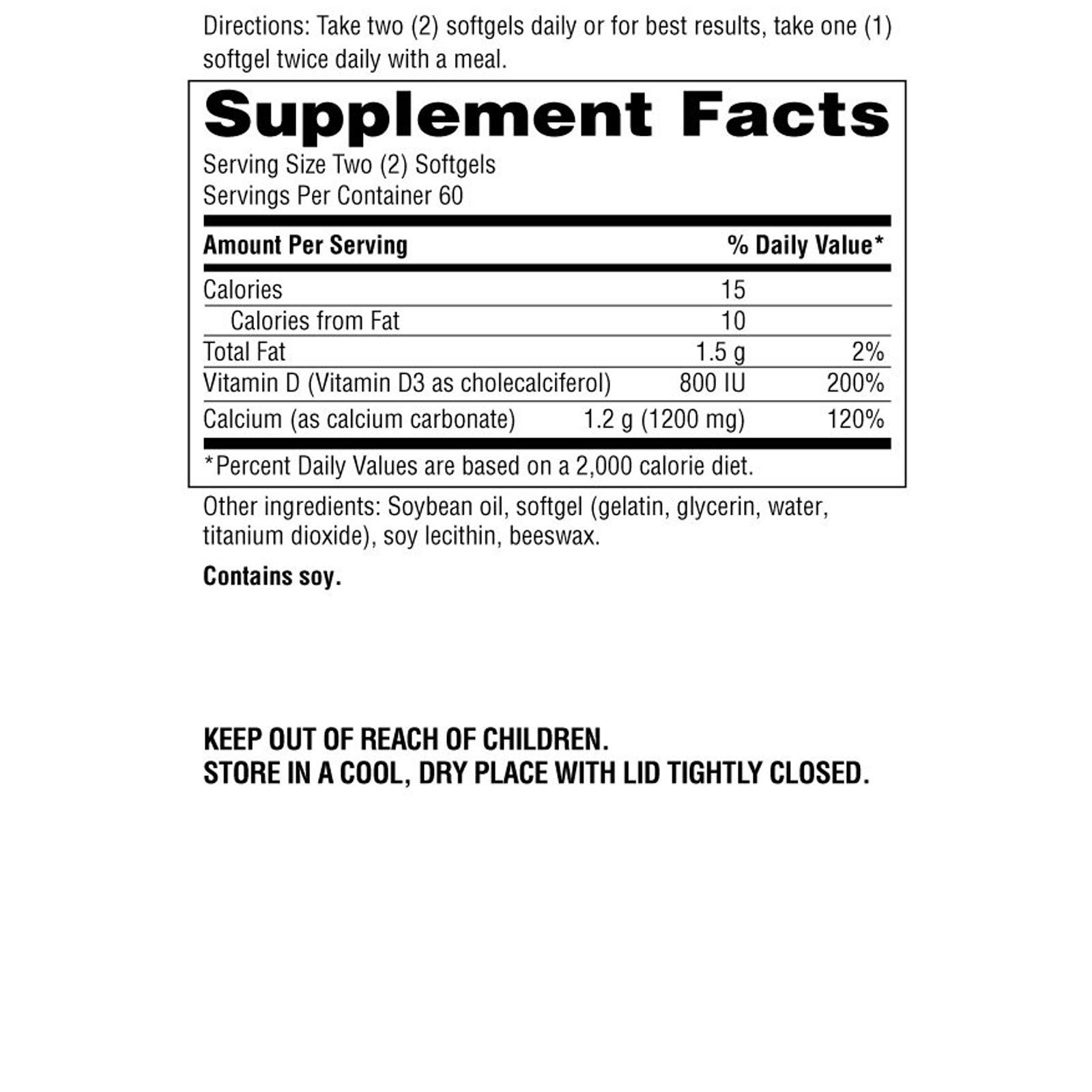 Schiff, Super Cálcio, 1200 mg, 120 Cápsulas Softgel - Imagem 2