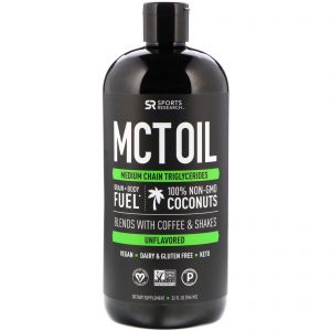 Sports Research, Óleo TCM, Sem Sabor, 946 ml (32 fl oz)
