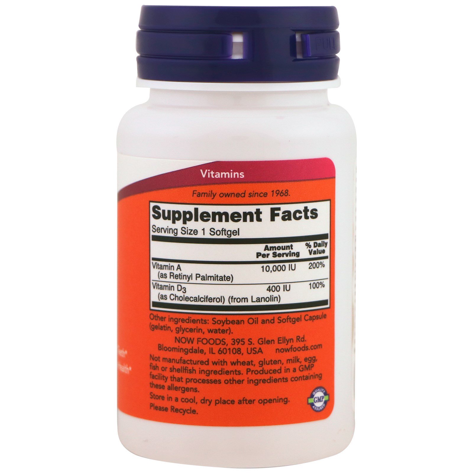 Now Foods, A&D, Essential Nutrition, 100 Softgels - Imagem 2