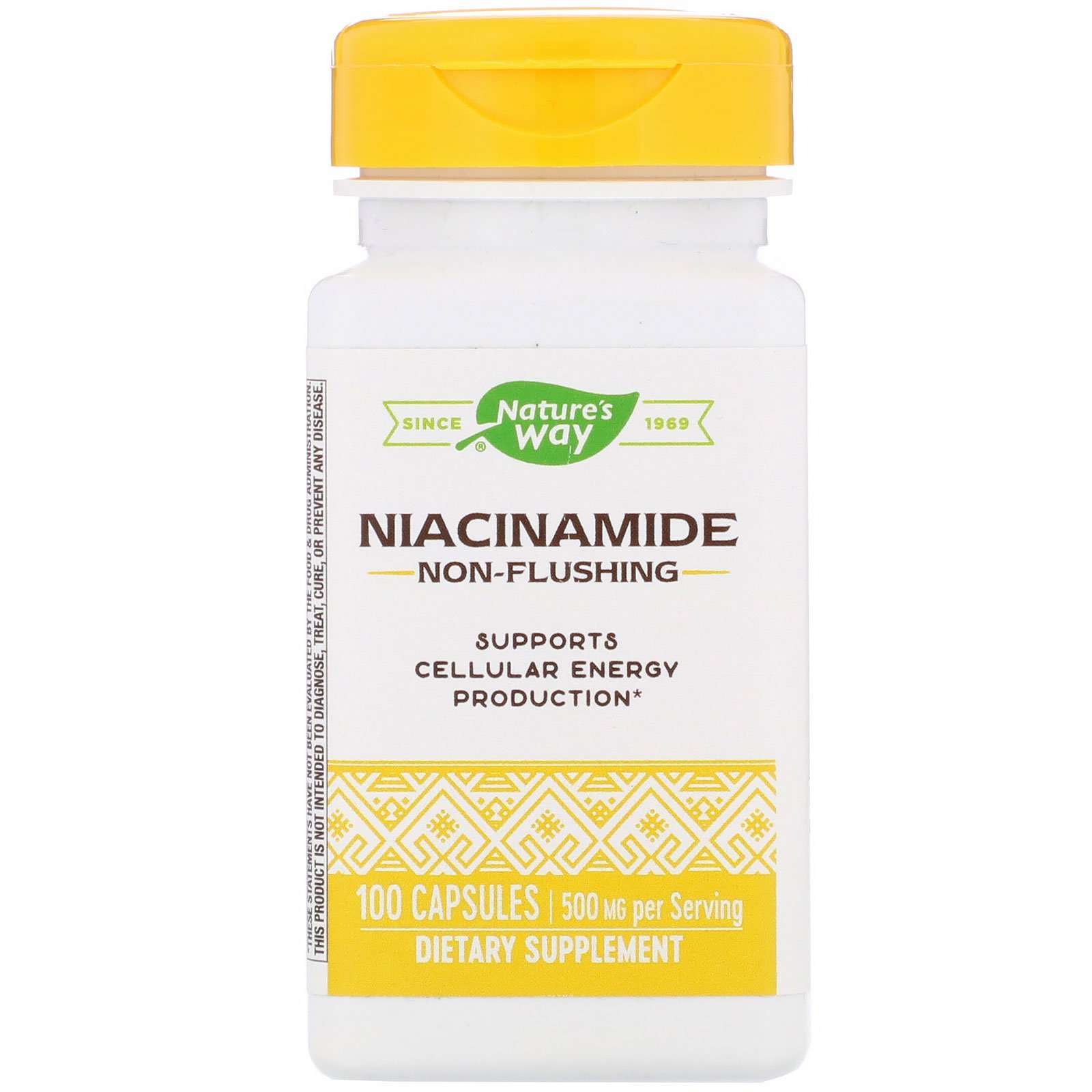 Nature's Way, Niacinamida, 500 mg, 100 Cápsulas