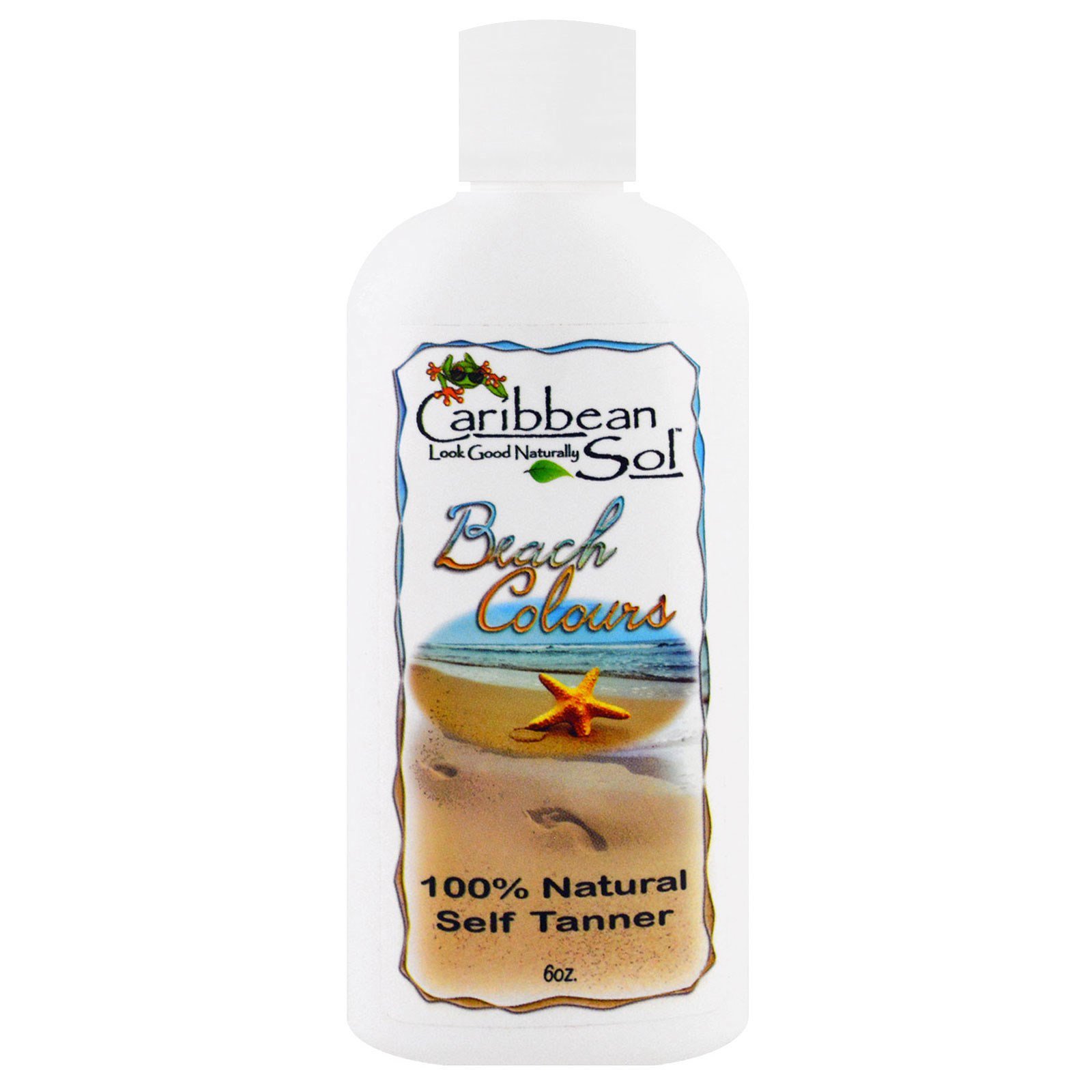 Caribbean Solutions, Beach Colors, Autobronzeador Natural, 6 oz