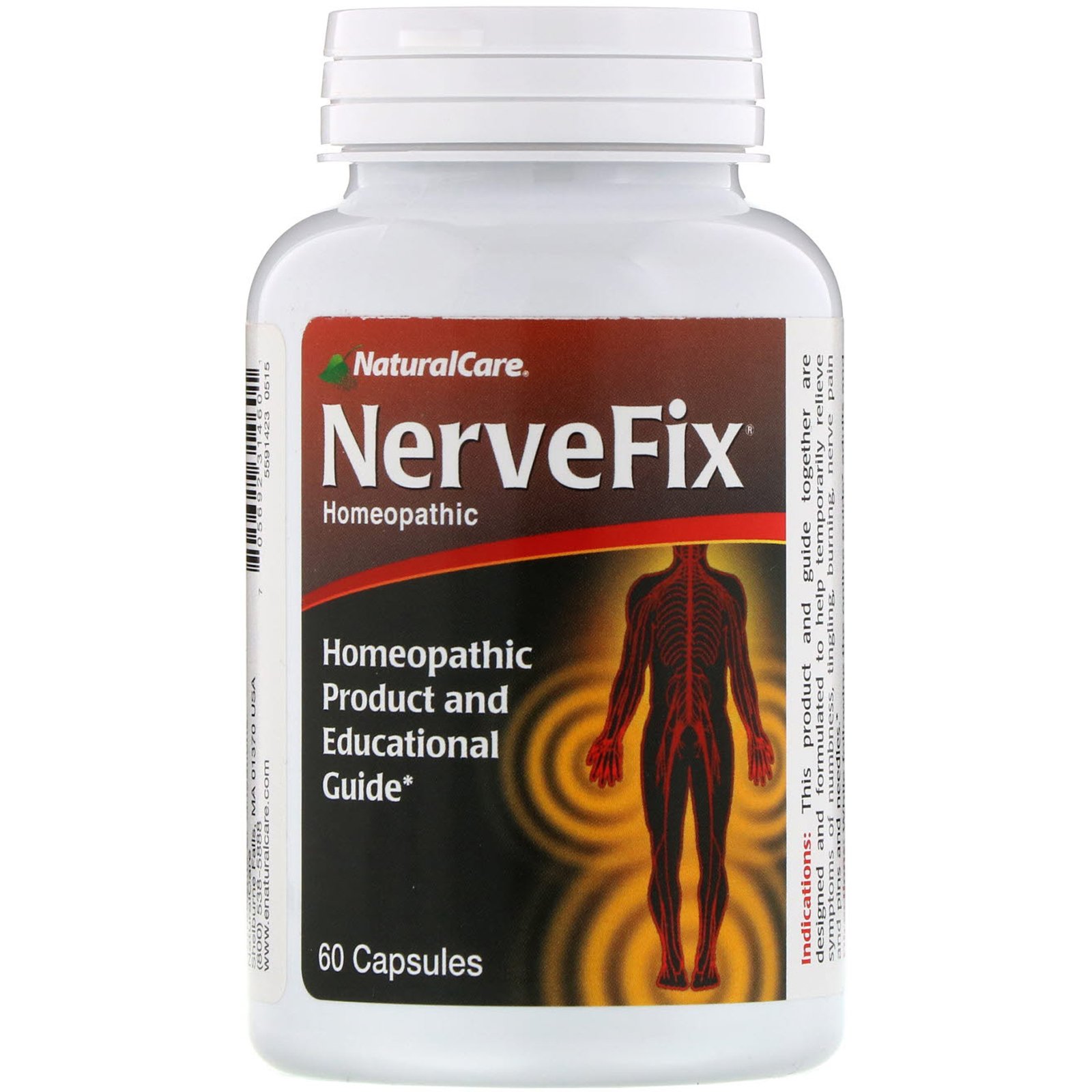 NaturalCare, Nerve Fix, 60 Cápsulas - Imagem 3