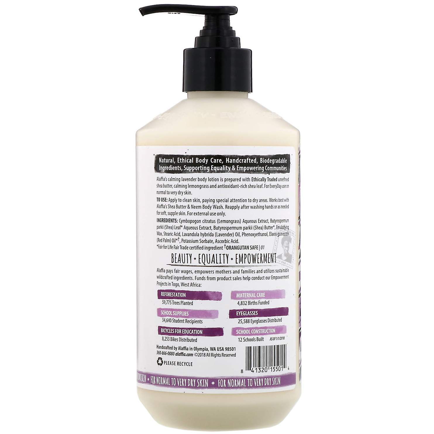 Everyday Shea, Loção corporal, Lavanda, 475 ml (16 fl oz) - Imagem 2