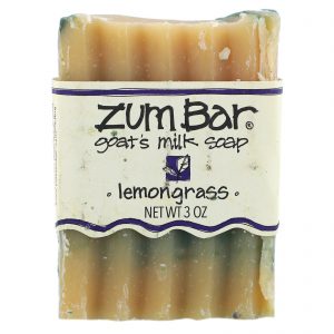 Indigo Wild, Zum Bar, Sabonete de Leite de Cabra, Capim-limão, Barra de 3 oz