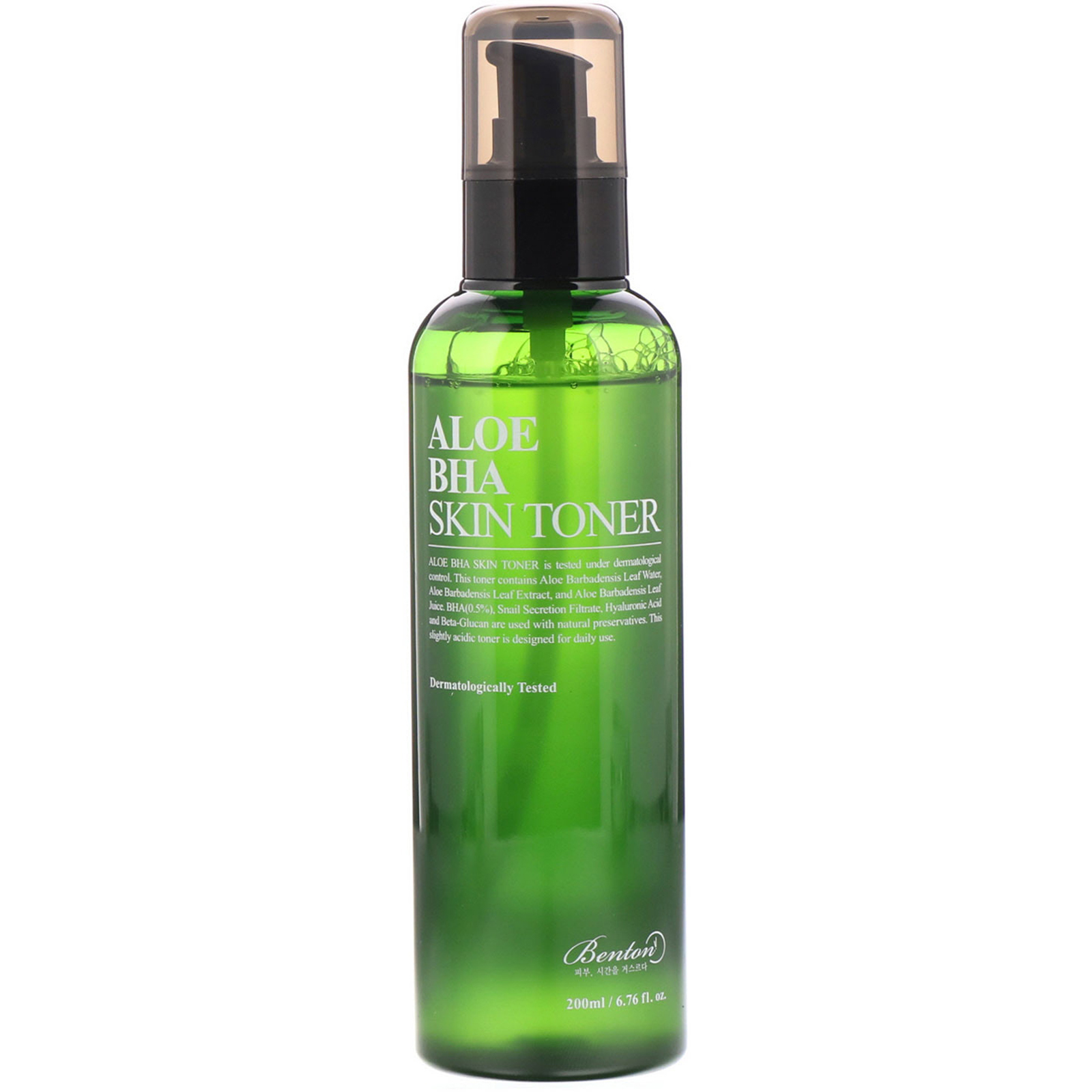 Benton, Aloe BHA Skin Toner, Para Todos os Tipos de Pele, 200 ml