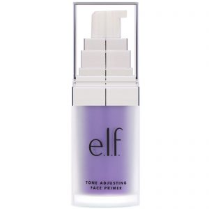 E.L.F., Primer Facial para Ajuste de Tom, Lavanda Brilhante, frasco de 0,47 oz (14 ml)