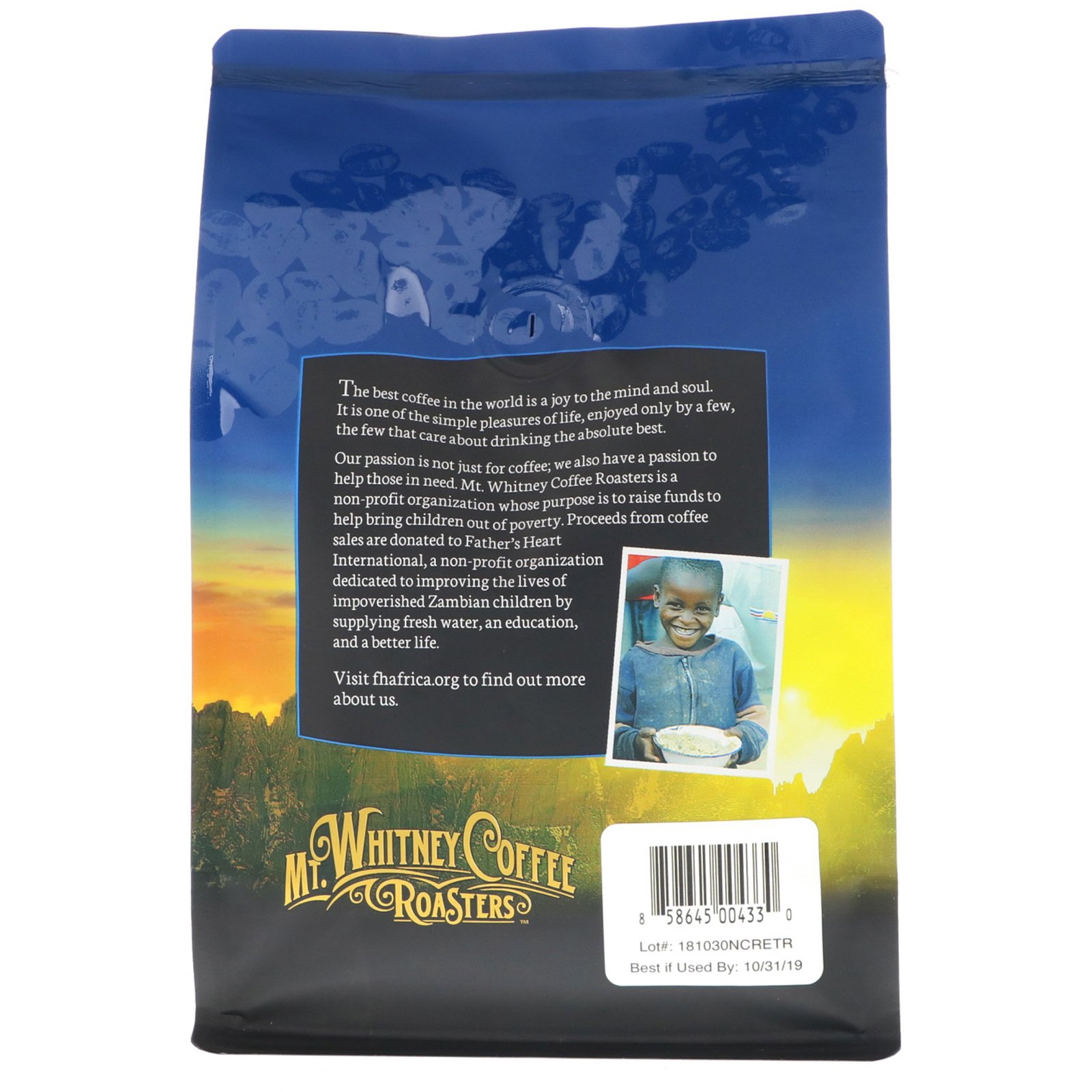 Mt. Whitney Coffee Roasters, Costa Rica Estate Tarrazu, Tostado Médio Plus, Café de Grão Integral, 340 g - Imagem 2