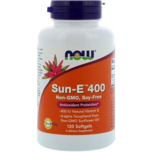 Now Foods, Sol-E 400, 120 cápsulas gelatinosas