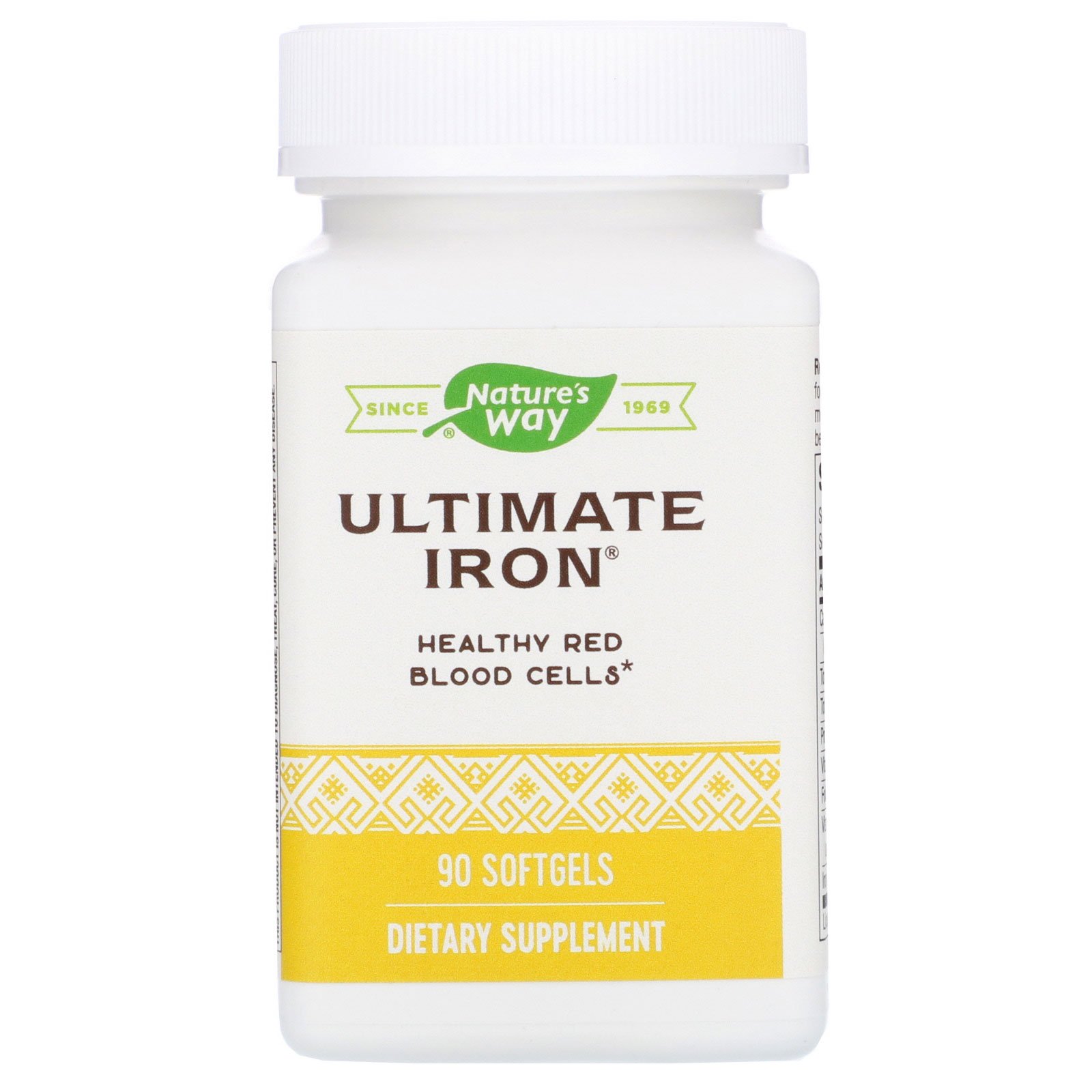 Nature's Way, Ultimate Iron, Saúde da Mulher, 90 Cápsulas Softgel