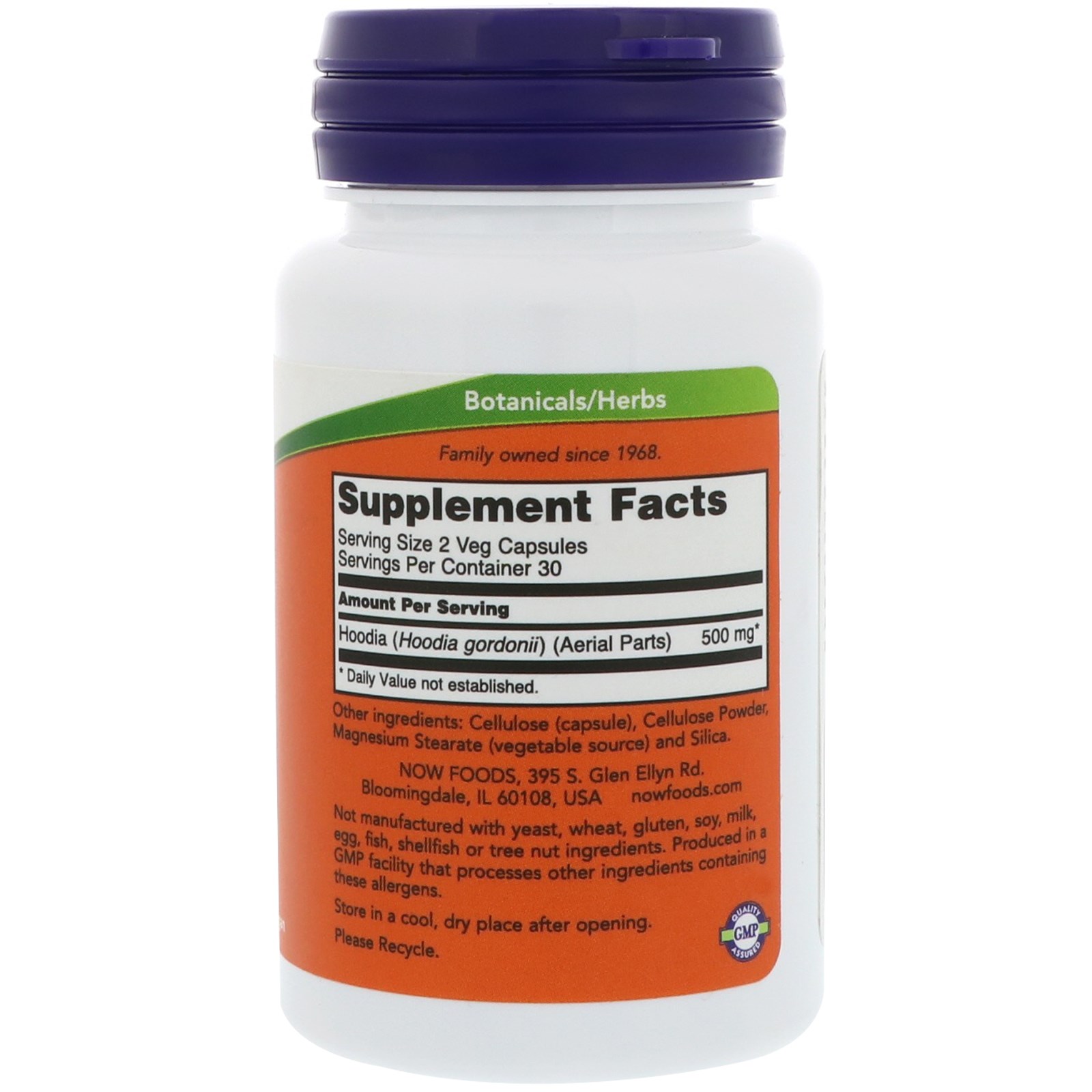 Now Foods, Mega Hoodia, 250 mg, 60 Cápsulas Vegetais - Imagem 2