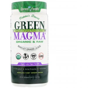 Green Foods , Magma Verde Orgânico, Suco de Grama de Cevada, 5,3 oz (150 g)