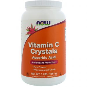 Now Foods, Cristais de vitamina C, 3 lbs (1361 g)