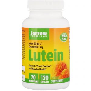 Jarrow Formulas, Luteína, 20 mg, 120 Softgels
