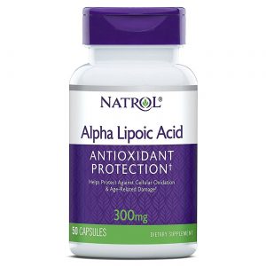 Natrol, Ácido Alfa-Lipóico 300 mg - 50 Cápsulas