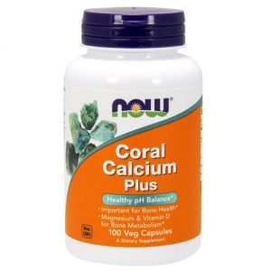 Now Foods, Cálcio Coral mais Magnésio & Vitamina D - 100 Cápsulas Vegetarianas