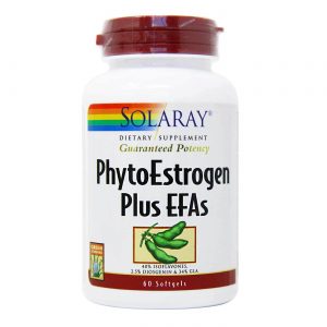 Solaray, PhytoEstrogen+ EFAs - 60 Cápsulas