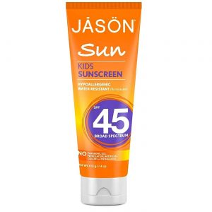 Jason Natural Cosmetics, Protetor Solar Infantil FPS 45 - 113 g (4 oz)