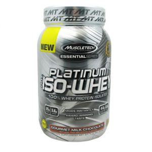MuscleTech Platinum 100% Iso-Whey, Chocolate De Leite Gourmet - 26 servings