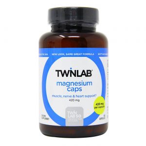 Twinlab, Magnésio - 100 Cápsulas
