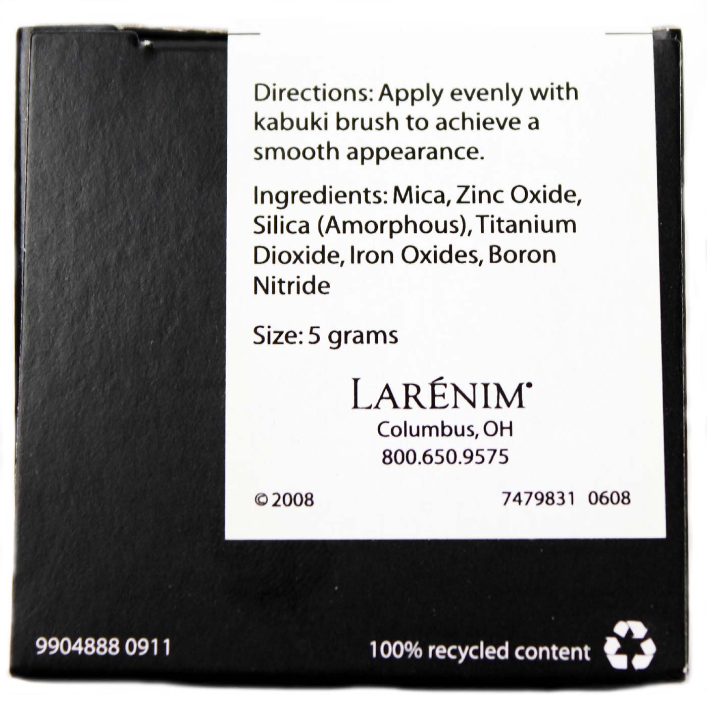 Larenim Mineral Makeup 6-W Warm Tone Pó Bases Faciais Medium 5 g - Imagem 2