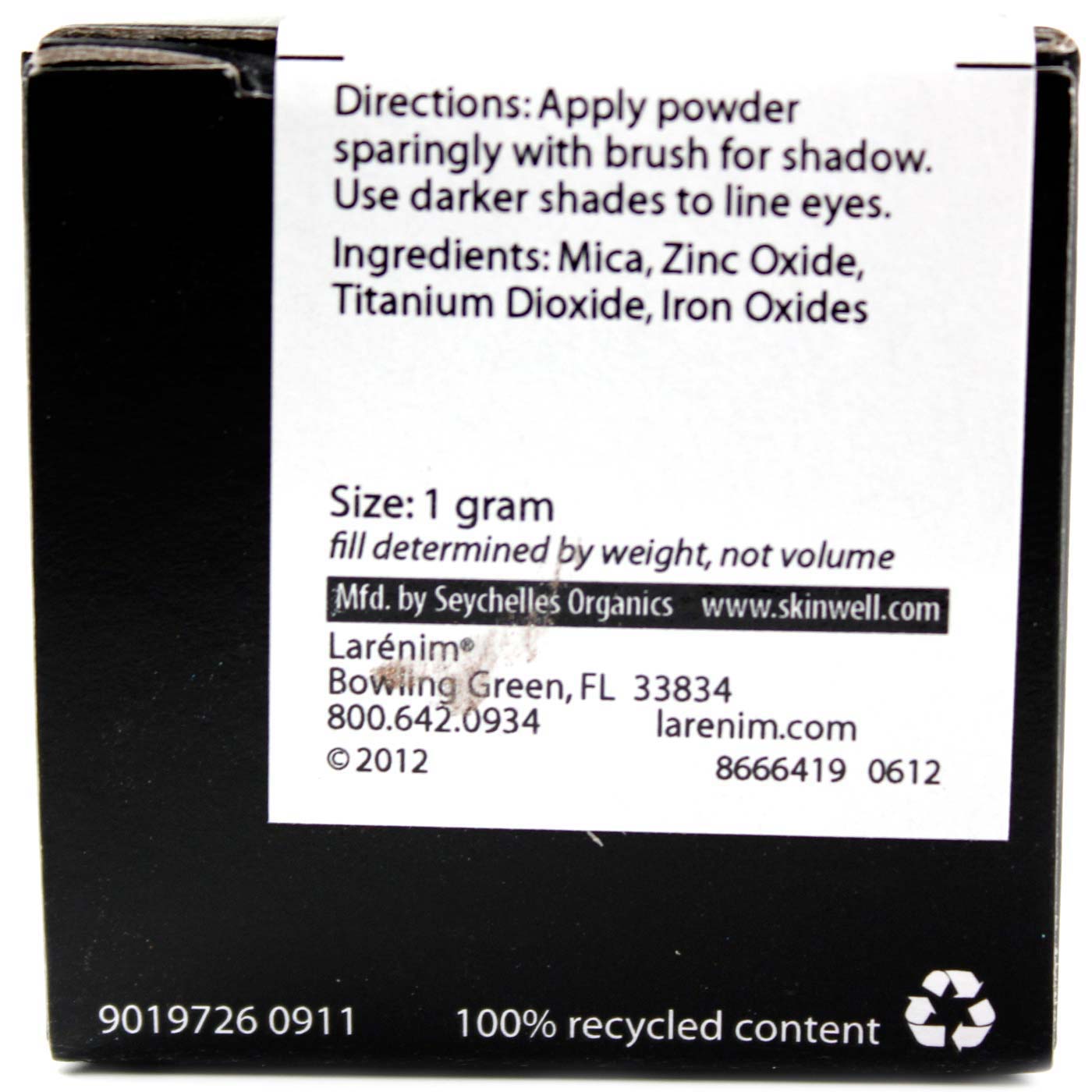 Larenim Mineral Makeup Castanho Cor dos olhos Spellbound 2 gramas - Imagem 2