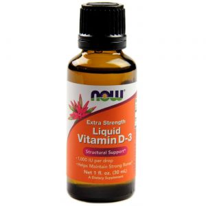 Vitamina D Líquida Extra Forte 1000 IU Now Foods 30 ml
