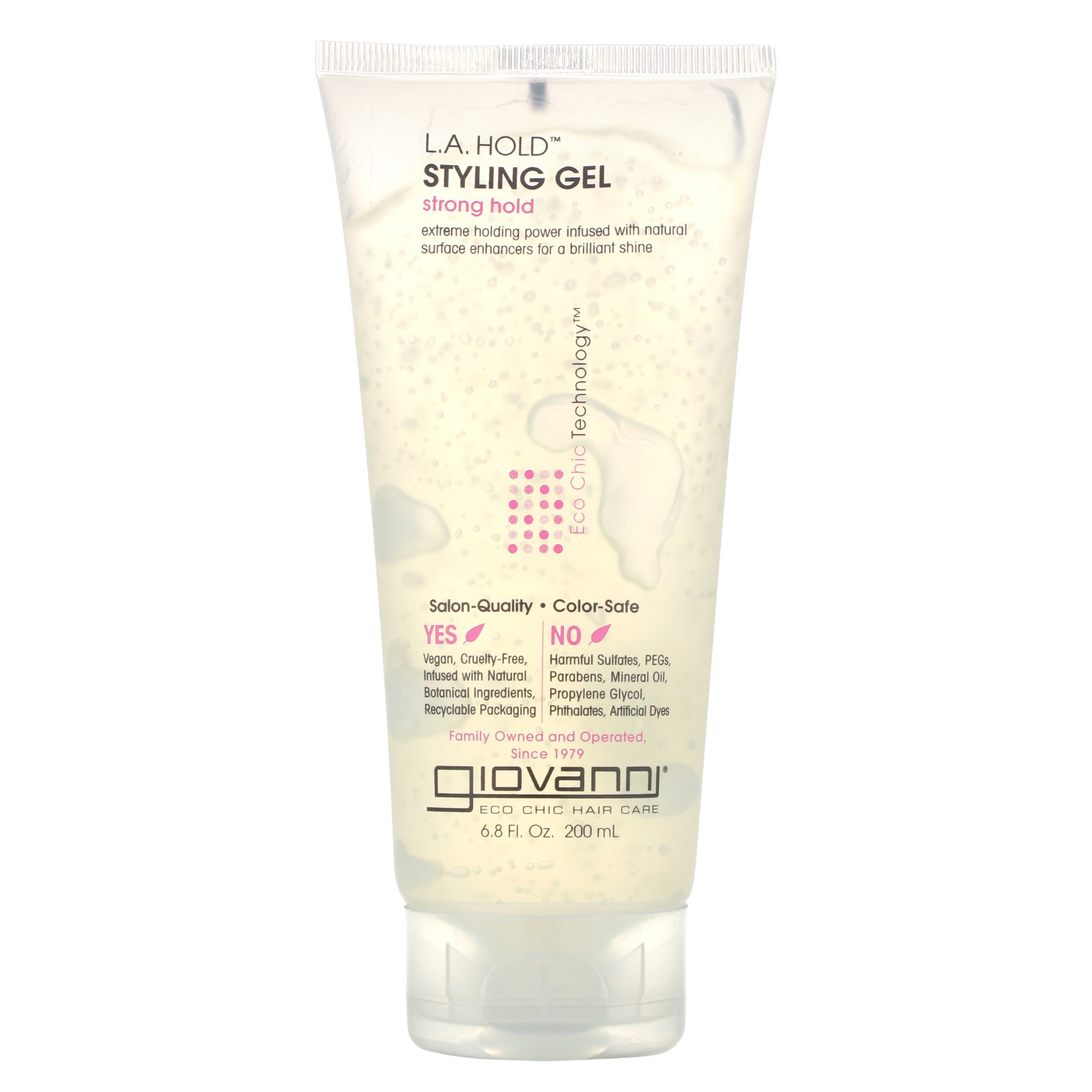 Giovanni, L.A. Natural, Gel Modelador, Fixação Forte, 200 ml (6,8 fl oz)