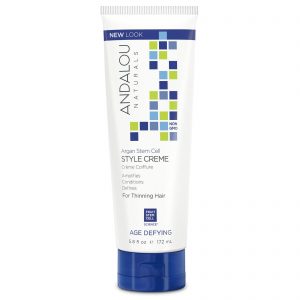 Andalou Naturals, Argan Stem Cells Style Creme, Tratamento para Cabelo Quebradiço, 5,8 fl oz (172 ml)