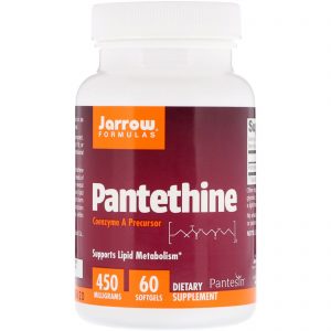 Jarrow Formulas, Pantetina, 450 mg, 60 Cápsulas Softgel