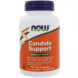 Now Foods, Candida Support, 90 Cápsulas Vegetais